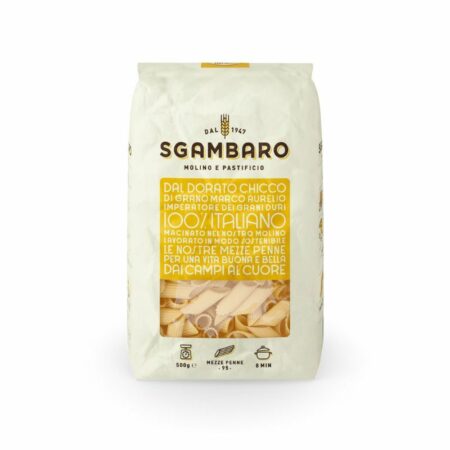 Mezze Penne Rig. T.Bronzo Gr.500 Sgambar