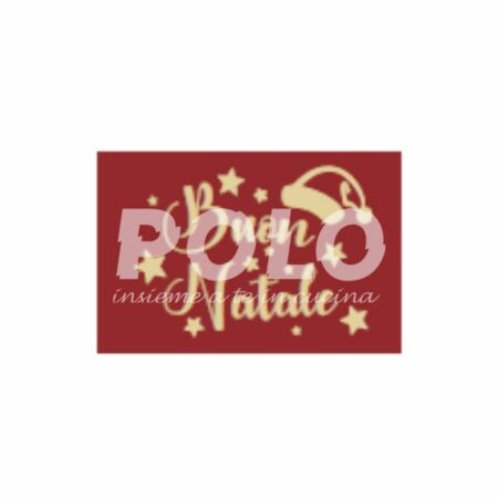 Placchette Choc Rettangolari Buon Natale