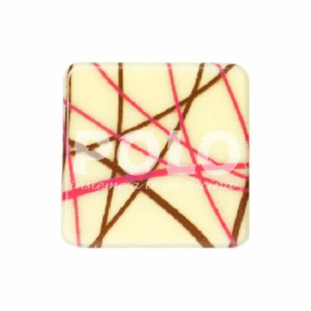 Quadrato Intreccio Choc Bianco