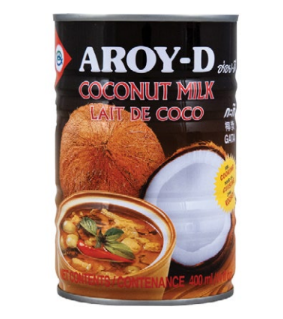 Aroy-D Coconut Milk Cooking Can Easy/Open 24X400Ml