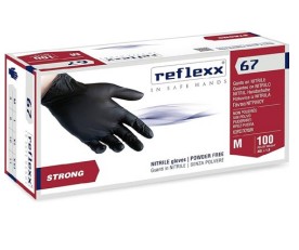 R/X Guanti Nitril"M"Nero 100Pz N81 1Ct