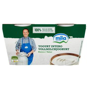 Yogurt Mila Intero Bianco Gr 125X2 Pz