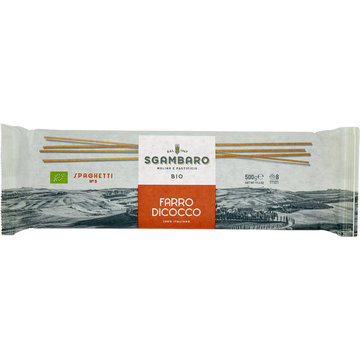 Spaghetti N.5 Farro Dicocco Gr 500 Sgamb